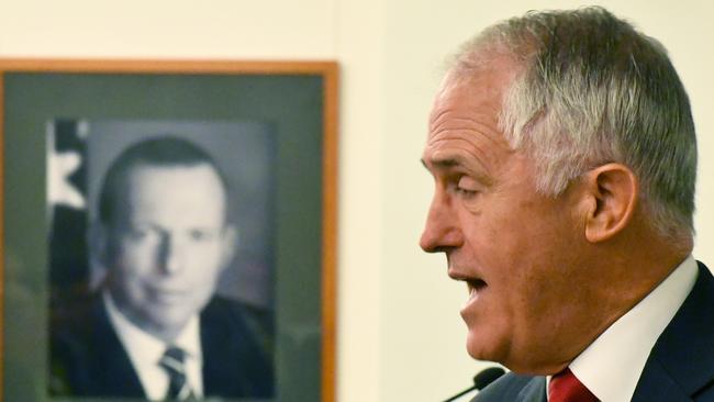 It might be hard for Malcolm Turnbull to hear, but former Prime Minister Tony Abbott has every right to voice the concerns of everyday supporters about the Liberal Party’s direction. (Pic: AAP Image/Mick Tsikas)