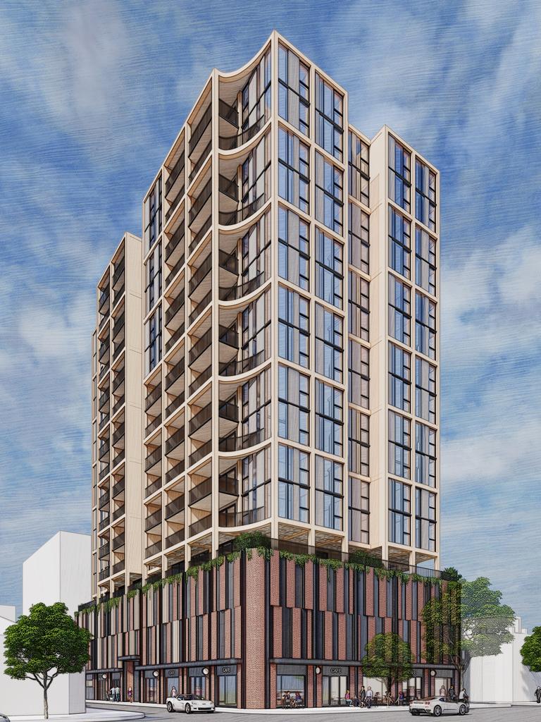 The luxury apartment tower has a mix of one, two, three and four bedroom apartments. Picture: Supplied