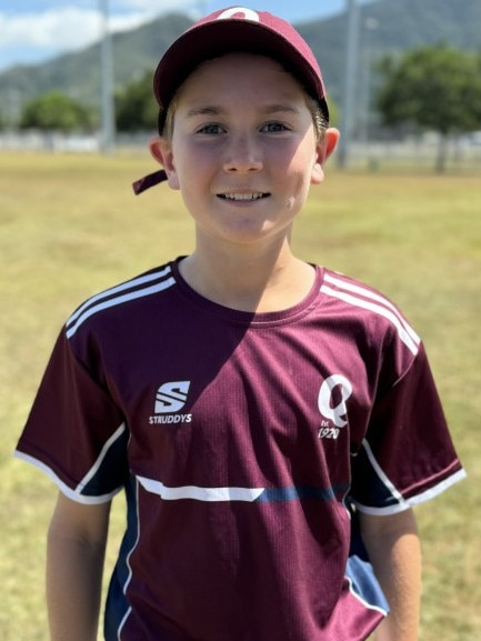 Connor Thorburn will represent Queensland in the National under 12s School Sports Softball Championships in Cairns. Picture: Supplied