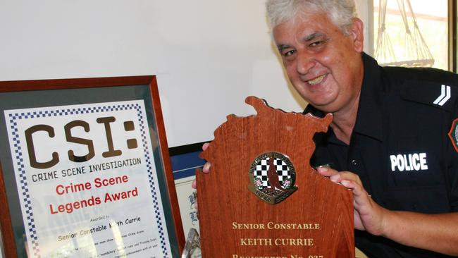 Senior Constable Keith Currie is receiving an Australian Police Medal in the Queen’s Birthday Honours list PICTURE: NORTHERN TERRITORY POLICE ASSOCIATION