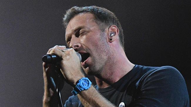 Coldplay frontman Chris Martin. Picture: AFP Photo/Justin Tallis