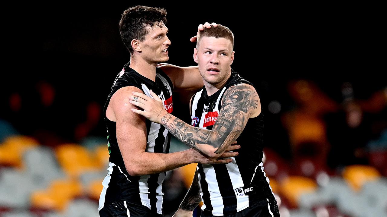 Collingwood list manager Ned Guy has provided updates on several players (Photo by Bradley Kanaris/Getty Images).