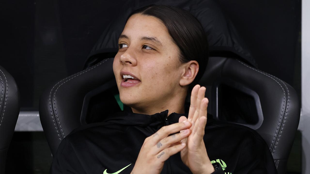 There are ‘really positive’ signs for superstar skipper Sam Kerr. Picture: Darrian Traynor/Getty Images