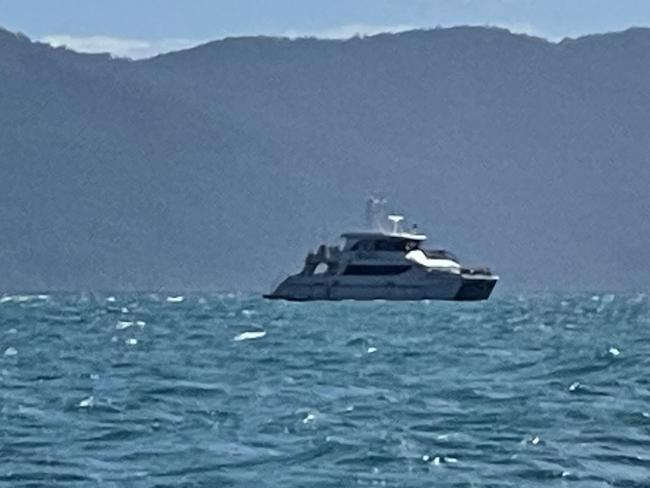 Police Boat Damian Leeding is helping in the search for four missing Aussies after a military helicopter crash in the Whitsundays.