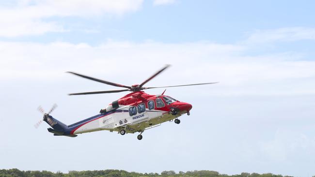 The Rescue 510 helicopter: Peter Carruthers