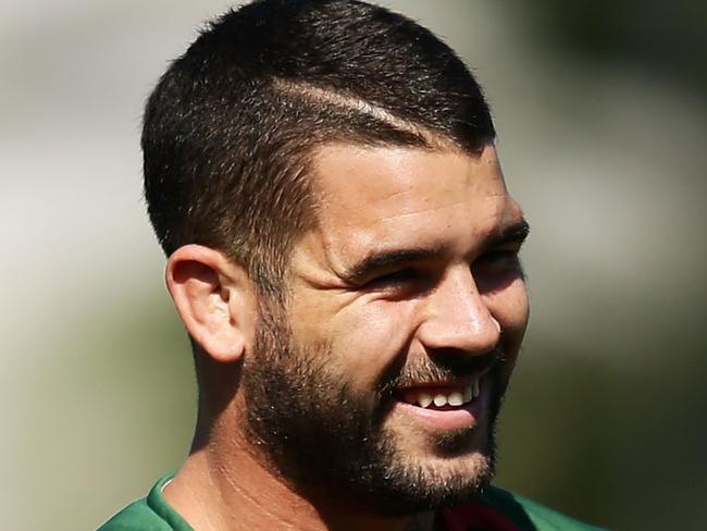 SYDNEY, NEW SOUTH WALES - APRIL 05: Adam Reynolds looks on during a South Sydney Rabbitohs NRL training session at Redfern Oval on April 5, 2016 in Sydney, Australia. (Photo by Matt King/Getty Images)