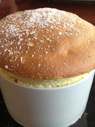 Passionfruit souffle at d'Arry's Verandah.