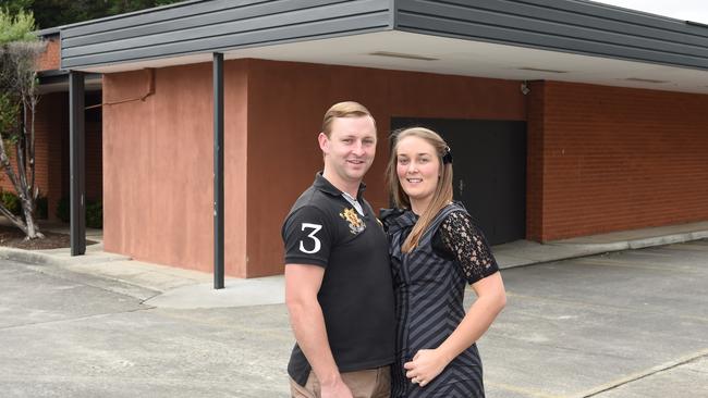 Brendan Garrett and his wife, Estella. Picture: Lawrence Pinder