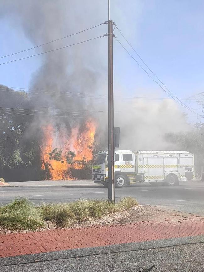 House fire at Blackwood. Picture: Supplied