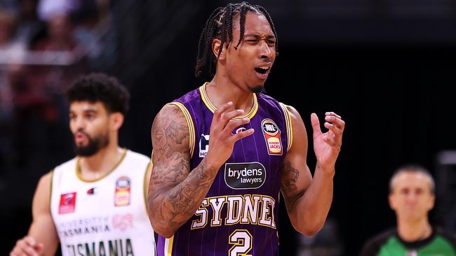 NBL MVP Jaylen Adams was injured in the Kings’ game-one grand final win. Picture: Getty Images