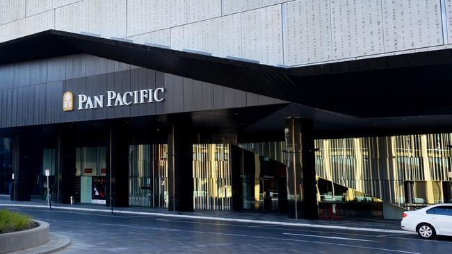 The Pan Pacific Hotel in Melbourne. Picture: Andrew Henshaw