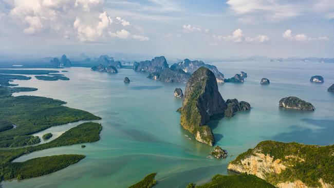 Thailand’s Phang Nga Bay.