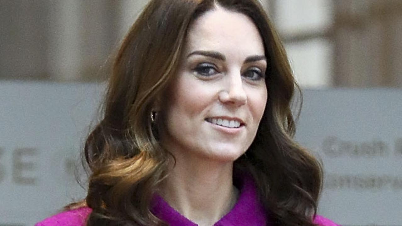 Kate Middleton Duchess of Cambridge: Magenta Oscar de la Renta peplum ...