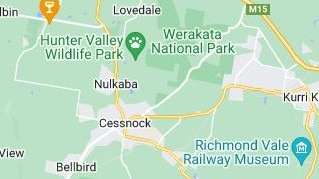 The house fire was located on a property in Cessnock. Picture: Google Maps