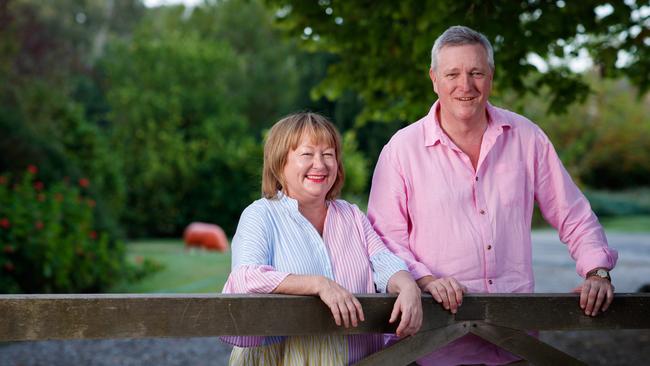 Sandi McDonald with husband Peter Salu. Picture: Matt Turner.