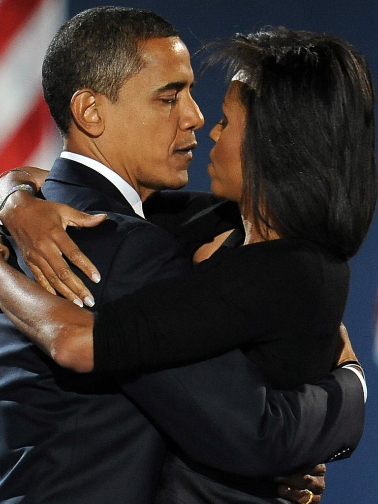 Barack Obama and his wife Michelle in 2008. Picture: Supplied