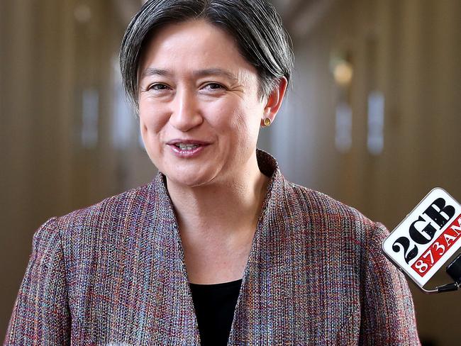Senator Penny Wong at Parliament House today. Picture: Kym Smith