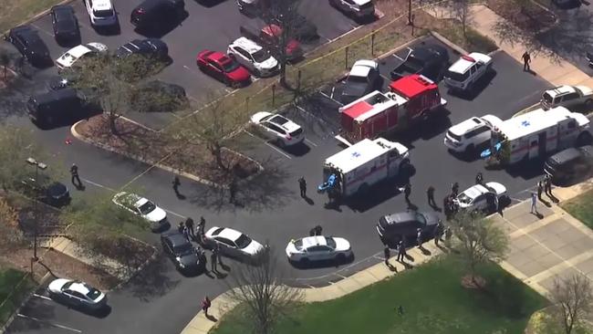 At least six people, including three children and three staff members, have been killed in the shooting. Picture: NewsChannel 5 Nashville.