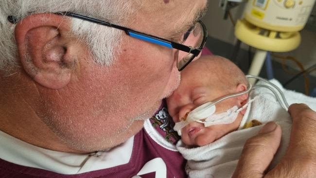 Outback dad spends Father’s Day in hospital with greatest gift