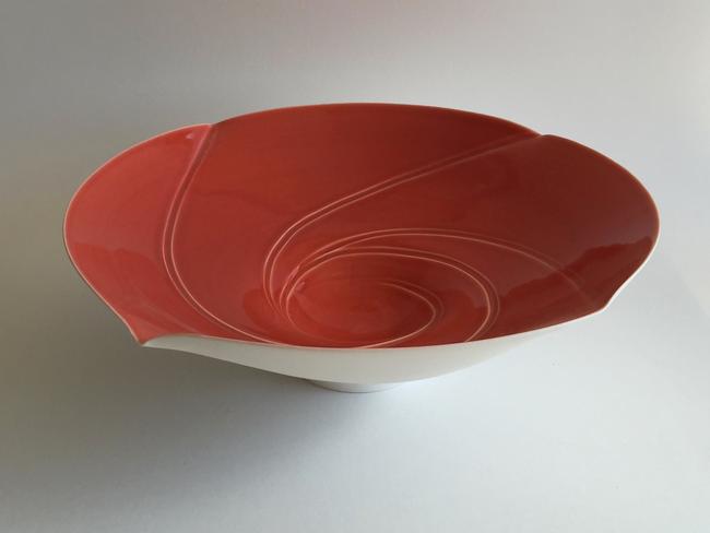 A work by ceramicist Victor Greenaway.