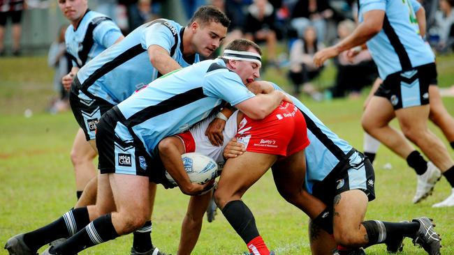 Woolgoolga Seahorses v South Grafton Rebels in first grade during round six of the 2024 Group 2 Rugby League competition at Solitary Islands Sports Ground. Picture: Leigh Jensen