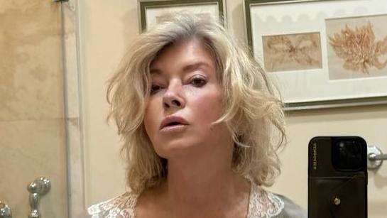 Martha Stewart shares sexy selfie in her lingerie. Picture: Instagram