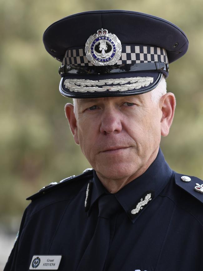 Police commissioner Grant Stevens. Picture: NCA NewsWire/Naomi Jellicoe