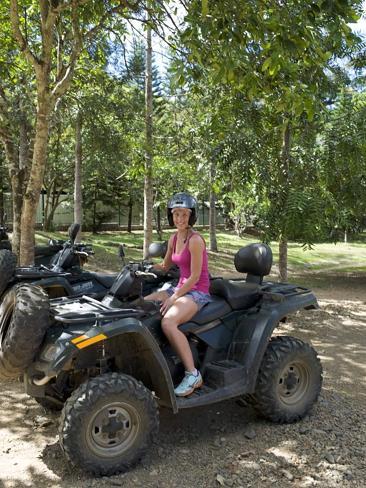 Quad biking in New Caledonia. Picture: Tatyana Leonov