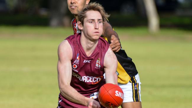 Prince Alfred Old Collegians’ Oliver Clarke. Picture: Brenton Edwards