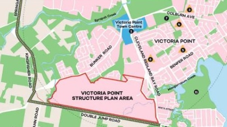 The Victoria Point Structure Plan area.