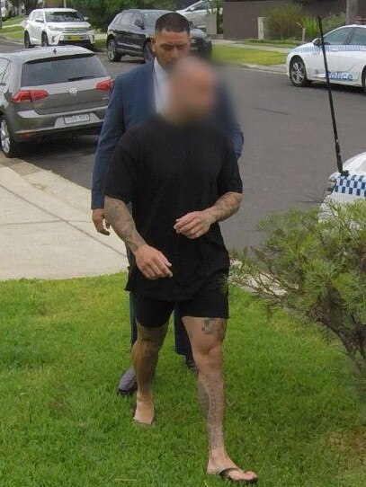 The 33-year-old man was arrested at Greystanes. Picture: NSW Police