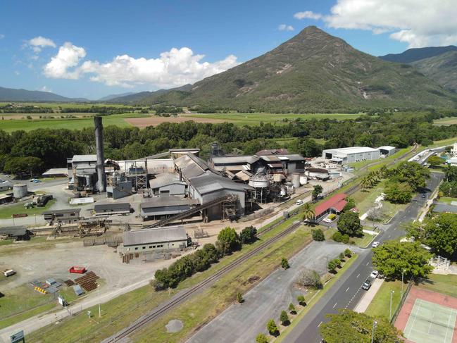 The Gordonvale sugar mill south of Cairns in Far North Queensland, owned and operated by MSF Sugar. Picture: Brendan Radke