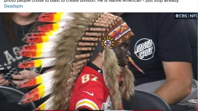 Deadspin news reporter blasted by mum over young NFL Kansas City Chiefs fan he falsely shamed for wearing ‘blackface': ‘He is Native American'