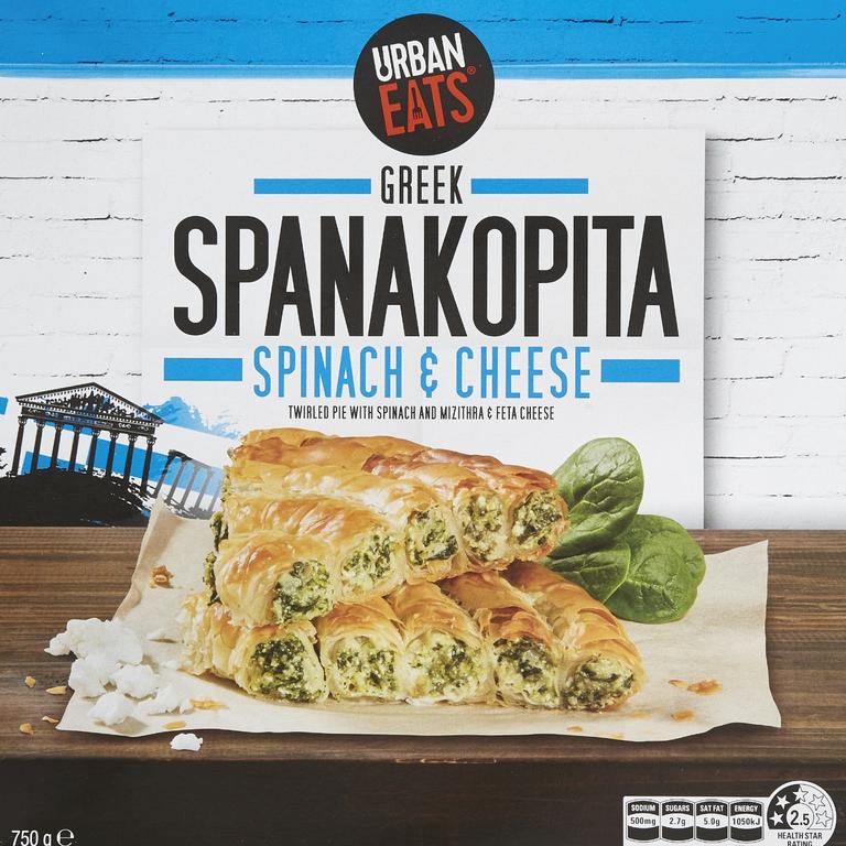 Aldi's 'The Time Lord' winner – the Urban Eats Spanakopita. Picture: Supplied