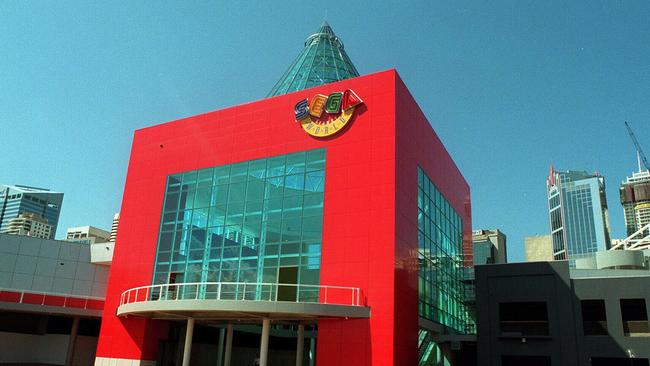 The old Sega World building, Australia's first indoor theme park. Picture: News Corp Australia 