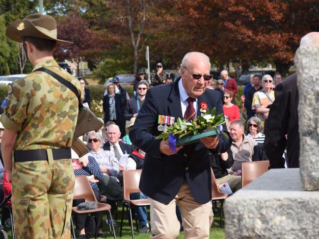 Longford Anzac Day service, Tuesday, April 25, 2023. Picture: Alex Treacy