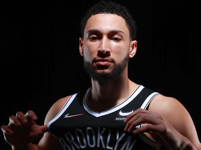 Ben Simmons’ time with the Brooklyn Nets has been tumultuous and he is yet to play for his new NBA team. Picture: Nathaniel S. Butler/NBAE via Getty Images