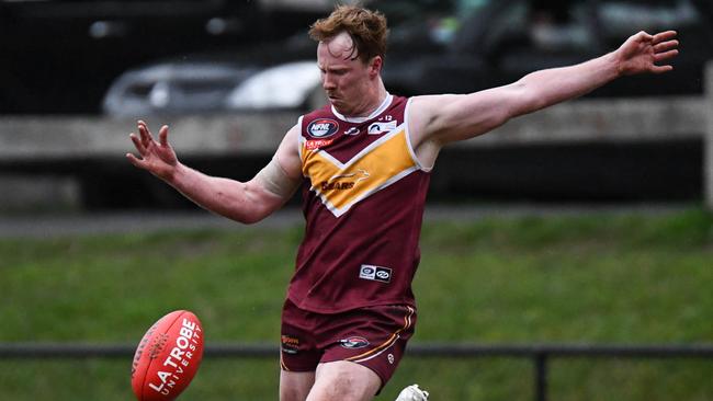Josh Turner in action for Lower Plenty. Picture: Nathan McNeill