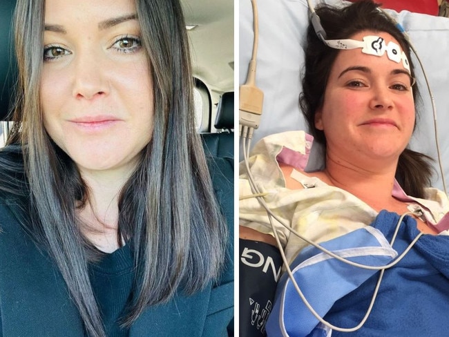 The mum is raising awareness of endometriosis. Picture: Supplied