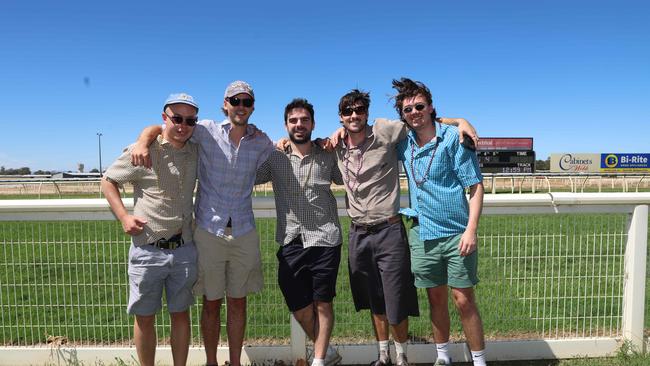 MELBOURNE, AUSTRALIA - MARCH 2 2024 The Fellas Attend the Wangaratta Cup Picture: Brendan Beckett
