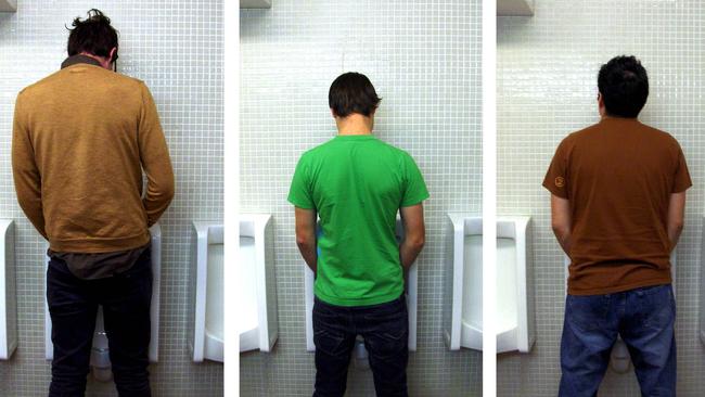 Men’s bathrooms are … just like men. Absolutely disgusting. (Pic: supplied)