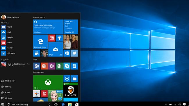 The new Windows 10 start menu has been a hit.