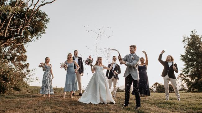 Wedding of Danika Turner and Elliot Gregg. Picture: Cloud Catcher Studio