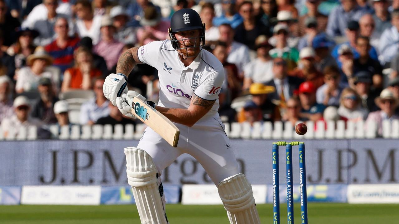 England's captain Ben Stokes carries the hopes of a nation on his shoulders. Picture: AFP