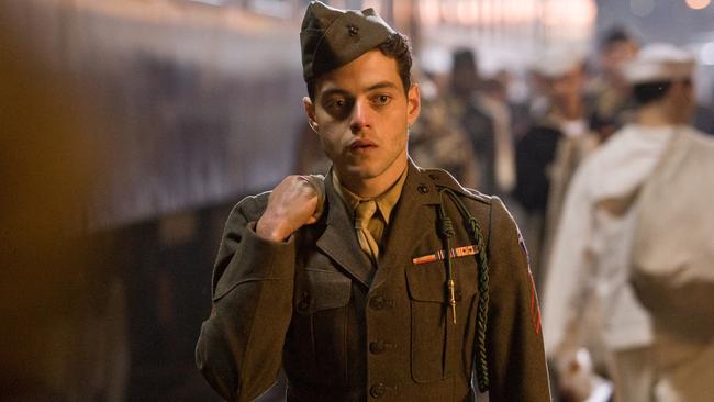 Rami Malek as Snafu in the Australia-shot WWII drama, The Pacific.