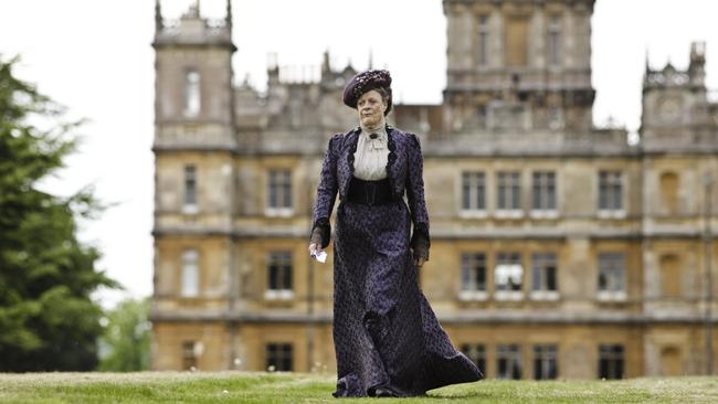 Maggie Smith in a scene from British TV series, Downton Abbey. Picture: Channel 7