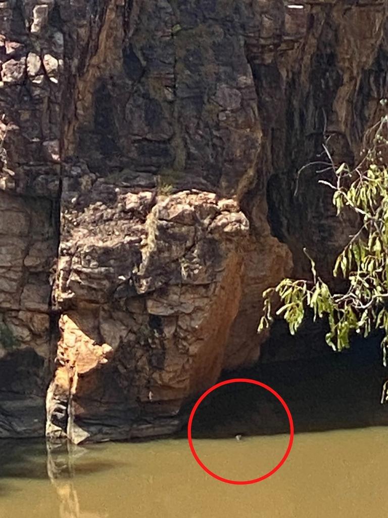 A croc was sighted at Butterfly Gorge in June of 2022. Picture: Supplied