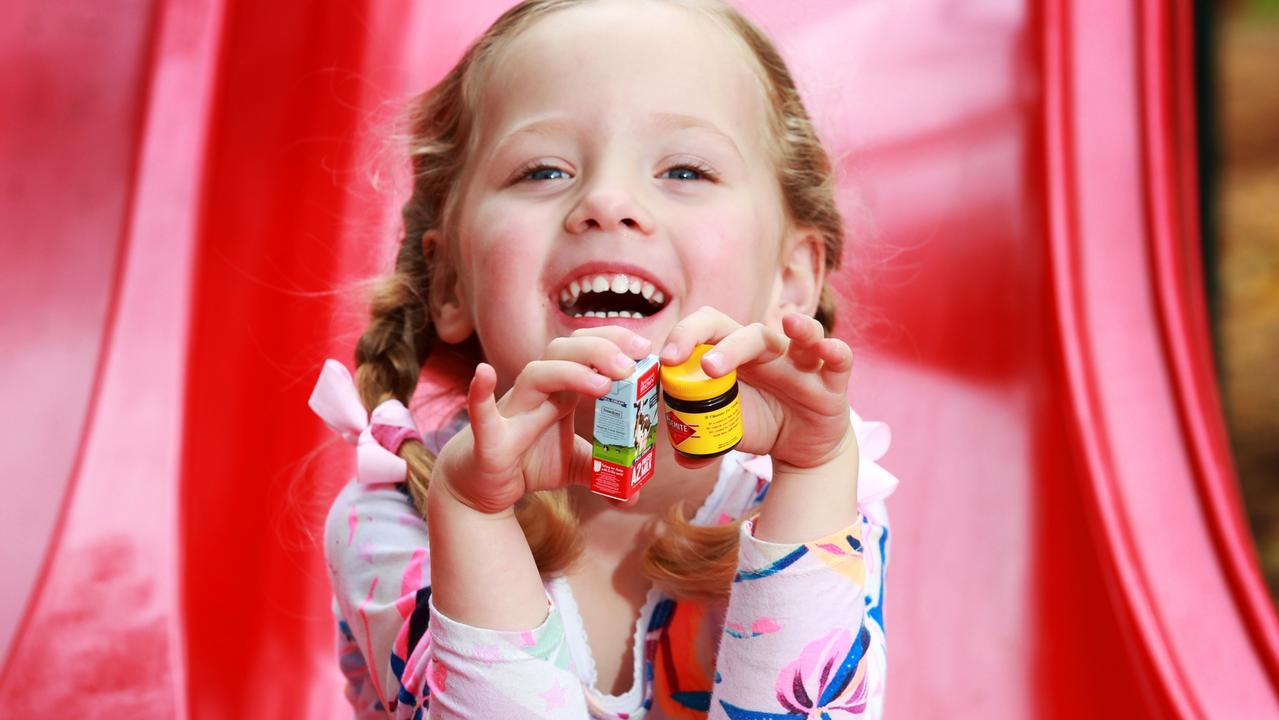 Kids went crazy for the plastic toys and so did some of the adults. Picture: Justin Lloyd