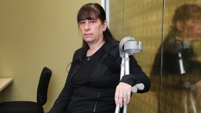 Joeanne Cassar was stabbed several times while working at Centrelink’s Airport West office. Picture: David Crosling