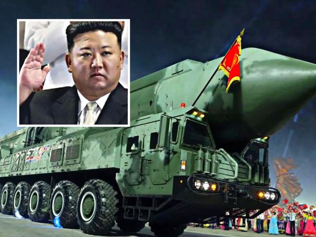 Kim Jong-un shows off new nuclear missiles and attack drones in warning to West